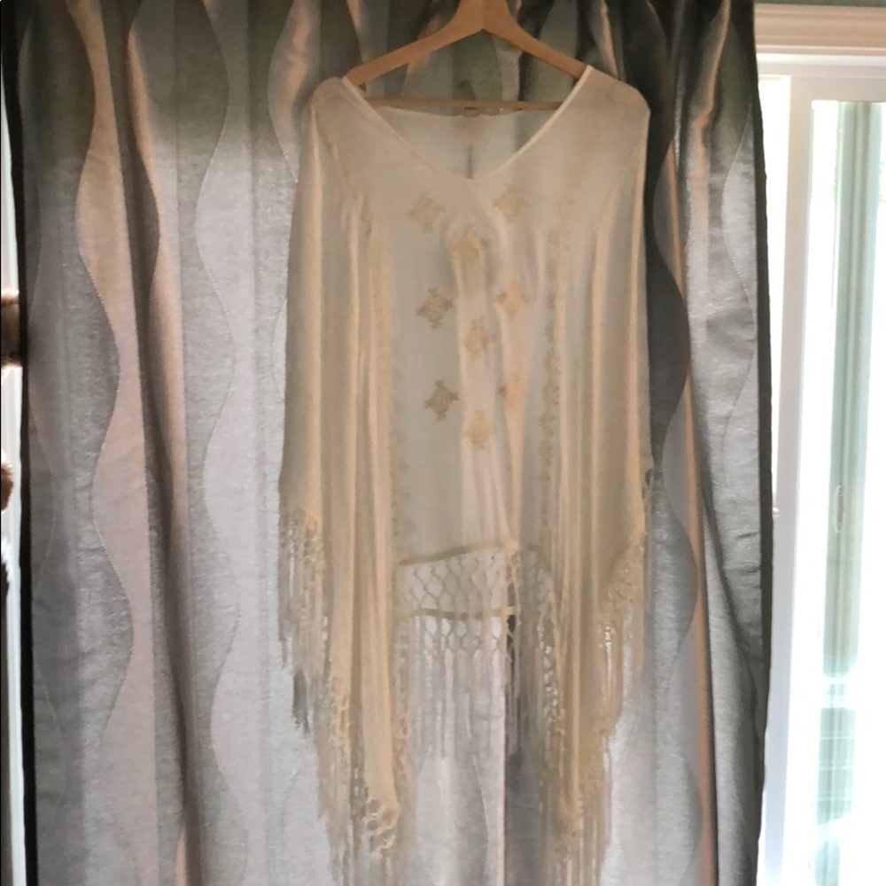 Fringe poncho